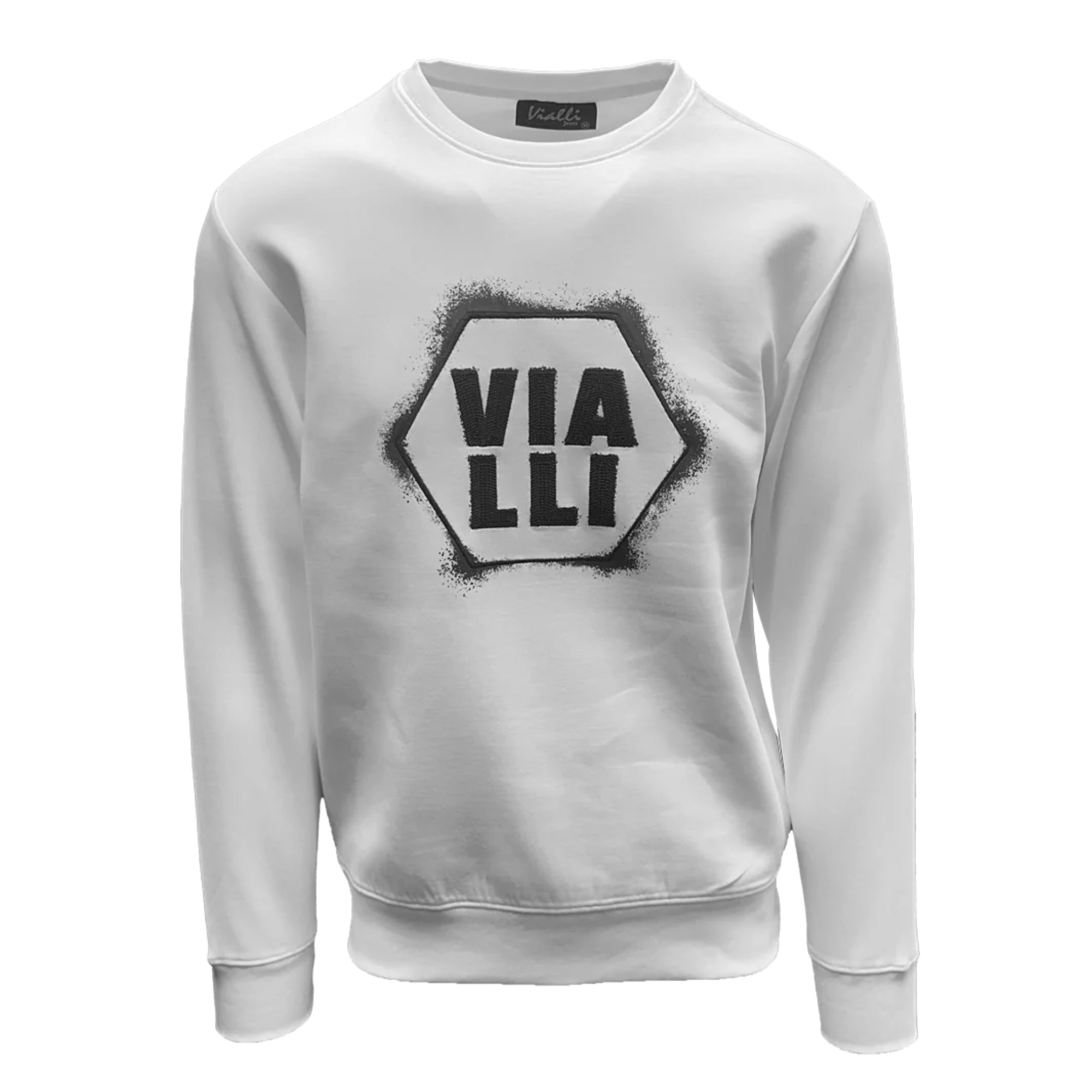 Vialli White Gains Sweater - G-10 Exclusive Wear